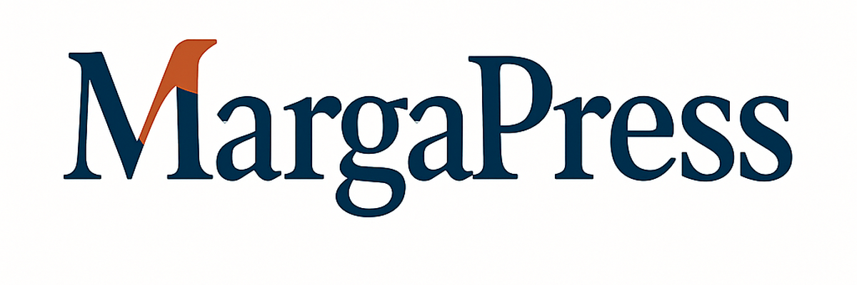 MargaPress logo opción 3 - Page Fold - Normal 1200x400