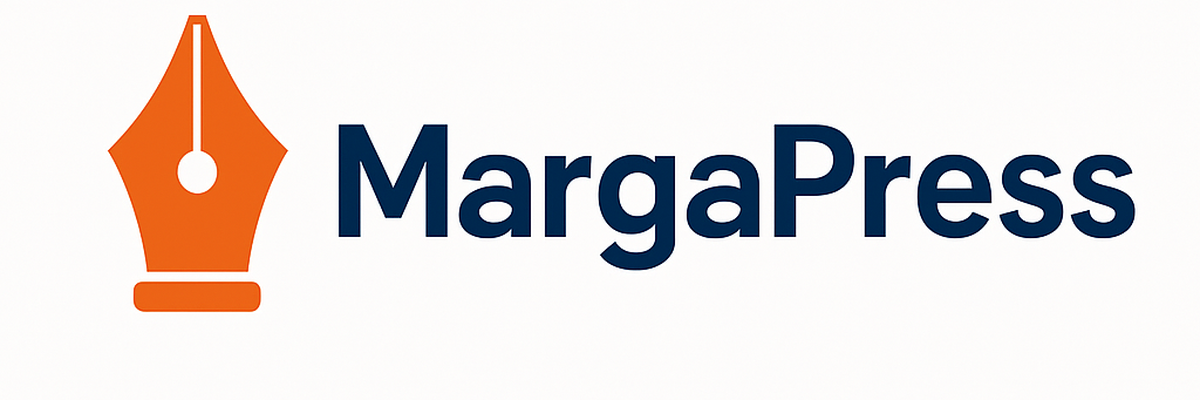MargaPress logo opción 4 - Ink Pen - Normal 1200x400