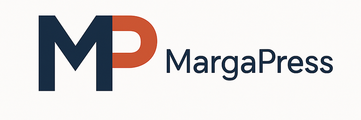MargaPress logo opción 10 - Lettermark MP - Normal 1200x400