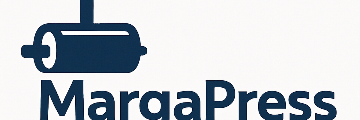 MargaPress logo opción 11 - Press Roller - Normal 1200x400